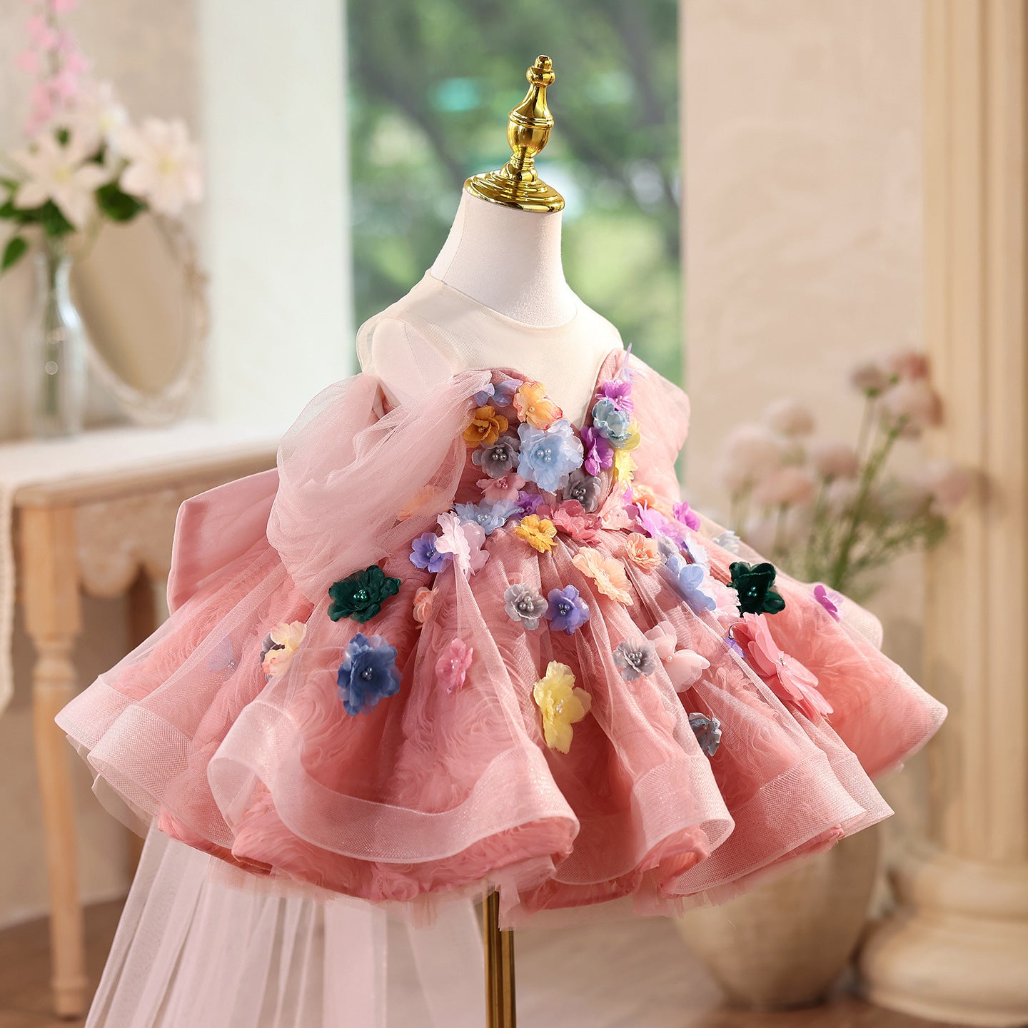 Girls' Dress Mori Style FARCENT French Catwalk Piano Performance Costume
