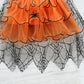 Girls Spider Cloak Mesh Cute Dress