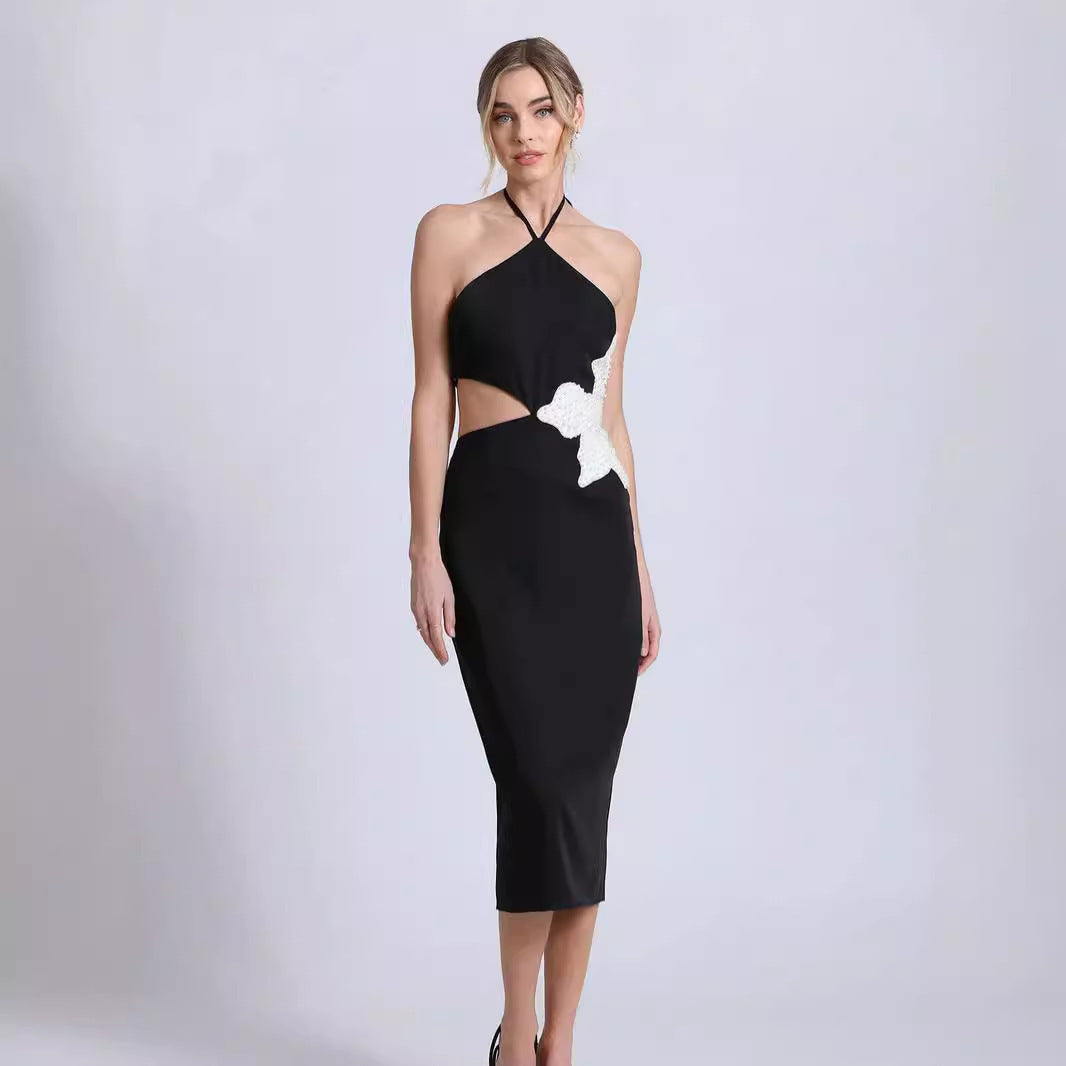 Summer Fashion Flowers Women's Slim Fit Slimming Bandage Dress