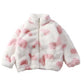 Fleece Padded Coat Puff Velvet Surface Western Style All-matching Baby Boy And Baby Girl Warm Top