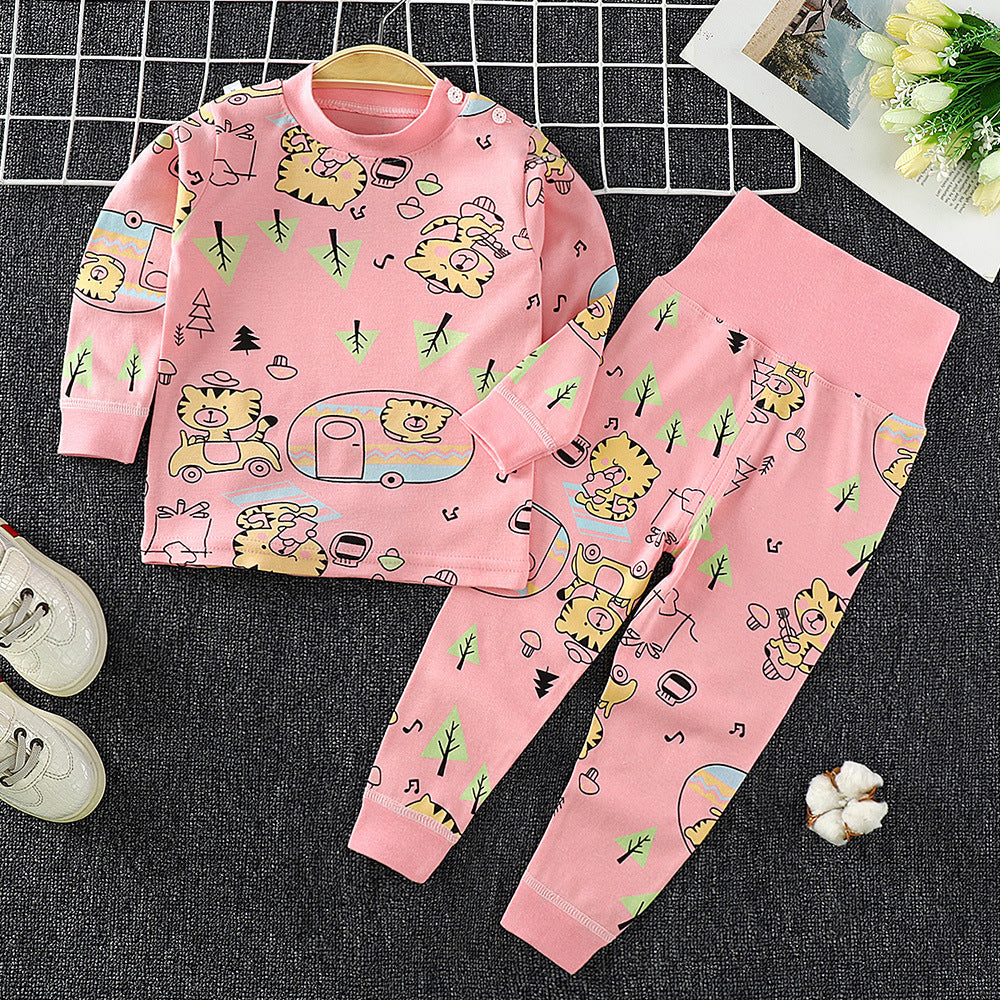Toddler Boys And Girls Baby Autumn Clothes Long Trousers Home Service