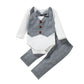 Trendy Gentleman Style Bowknot Children's Suit