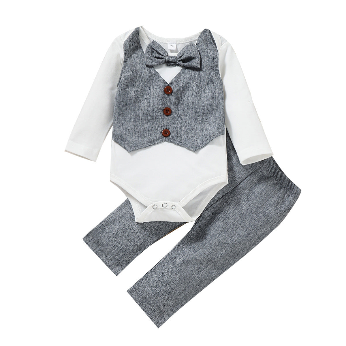 Trendy Gentleman Style Bowknot Children's Suit