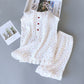 Women's Gauze Shorts Household Clothing Loose Set