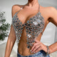 Women's Acrylic Solid Color Tank-top