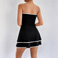 Women's Fashion Backless Tube Top Cake Dress