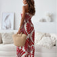 Off-shoulder Tube Top Smocking Fitted Waist Jumpsuit