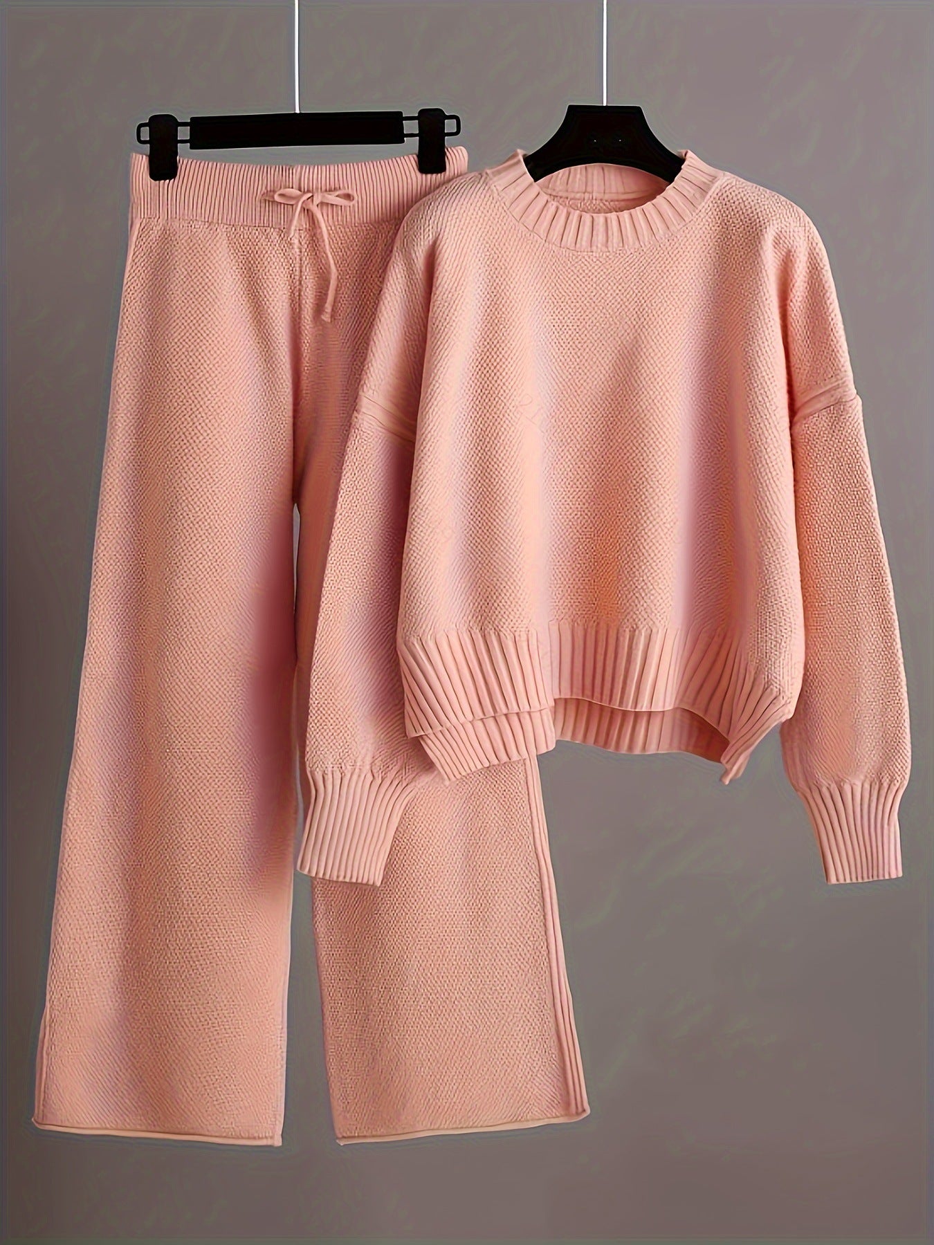Fashionable And Casual Knitted Suit Pants For Women