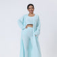 Ensemble pyjama confortable, ensemble de détente 3 pièces, vêtements de détente mignons, ensembles de costumes chauds, ensemble assorti, ensemble de détente, ensembles de pantalons 3 pièces, robe d'hiver pour femme