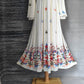 Robe aristocratique rétro brodée de Dubaï