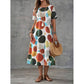 Women's Digital Printing Loose Casual Dress