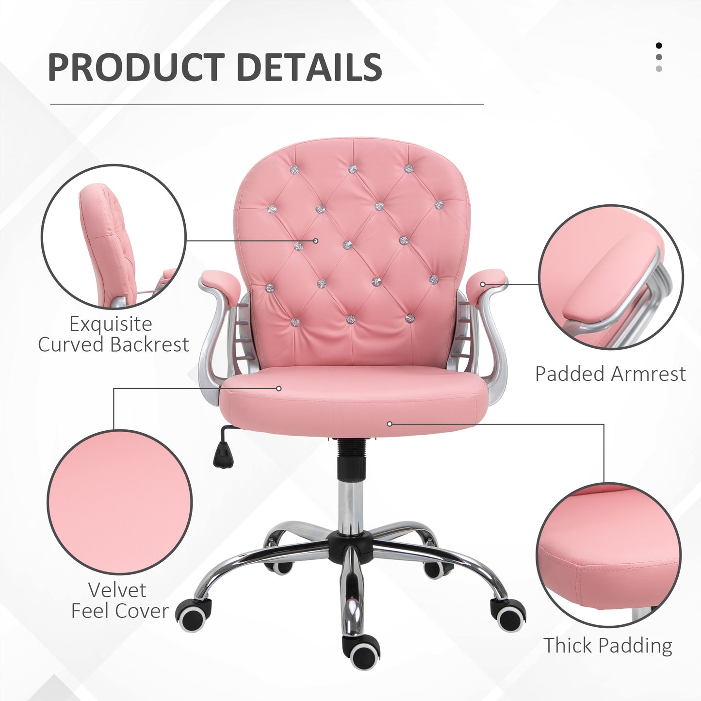 PU Leather Home Office Chair