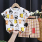 Ensemble à manches courtes pour enfant en pur coton