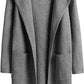 Women's Woolen Coat With Pockets Autumn And Winter Temperament  Slim Fit Mid Length Jacket Comfortable Casual Lapel Coats