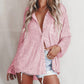 Women's Fashion Casual Solid Color Buttons Long-sleeved Cardigan
