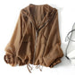 Lightweight Breathable Sun Protection Clothing Women's Spring Loose Top Trendy Hooded Drawstring Thin Coat