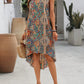 Women's Casual Print Round Neck Sleeveless Dress