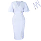 Waist-tight Split Hip-wrapped African Dress