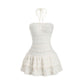 Neck-hanging Summer New White Dress