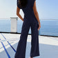 Jumpsuit Women's Ruffled Wide Leg Strap