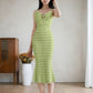 New Sleeveless Halter-neck Sexy Backless Solid-color Slip Dress
