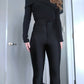 Women's One Shoulder Cutout Long Sleeve Turtleneck Top
