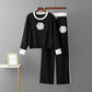 European And American Fashion Suit Women's Spring And Autumn Loose And Irregular Knitting