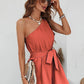 Sleeveless Casual Waist Tight Slimming Dress