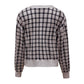 Plaid Cardigan Single-Breasted Casual Button Jacket