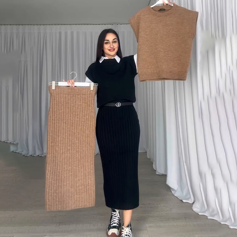 Women's Slimming Dress Two-piece Suit