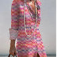 Fashion Polka Dot Printed 3d Printed Shirt Dress