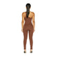 Solid Color Strapless Jumpsuit