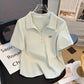 Irregular Curved Hem Short Sleeve T-shirt