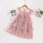 Girls' Dress Fairy Dress Star Sequins Cake