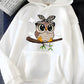 Fashion Women Cute Cartoon Hooded Sweatshirt