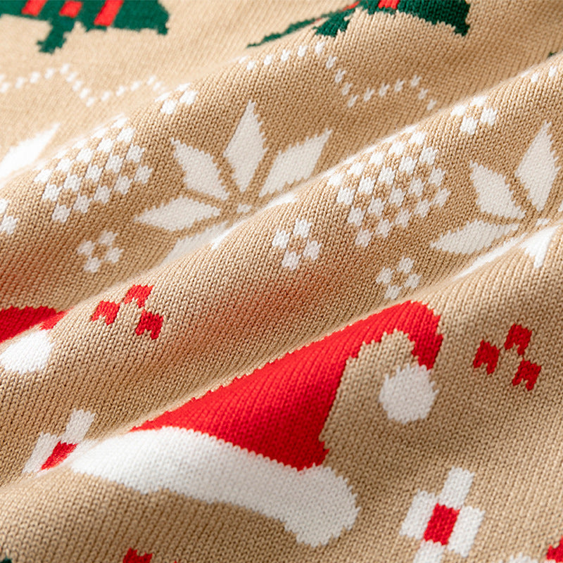 Pull pour enfants, bonnet de Noël, pull pour bébé, automne et hiver, européen et américain