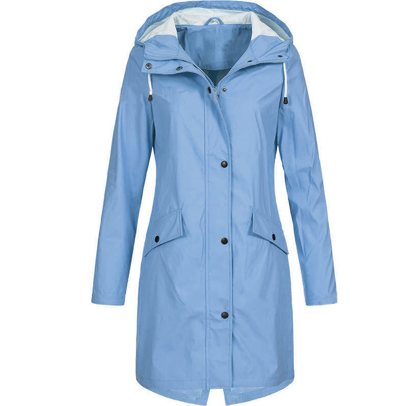 Veste imperméable légère pour femme