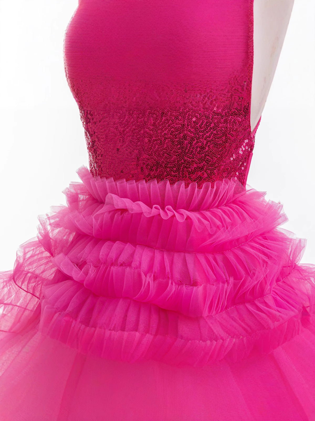 Robe à paillettes pour enfants européens et américains