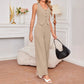 Two-piece Suit Blazer Waistcoat And Wide-leg Pants