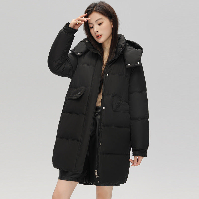 Doudoune matelassée en coton Manteau en coton tendance à capuche