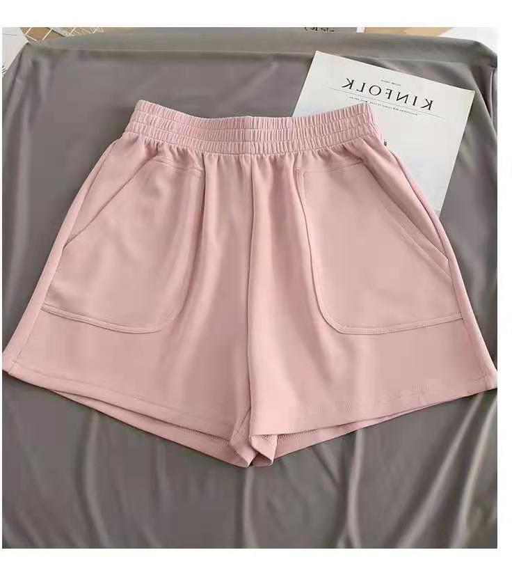 Loose Slim Wide Leg Pants Solid Color Cotton Casual Pants