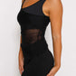 Mesh Stitching Ladies See-through Camisole