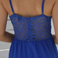 Backless Sleeveless Straight Lace Jumpsuit