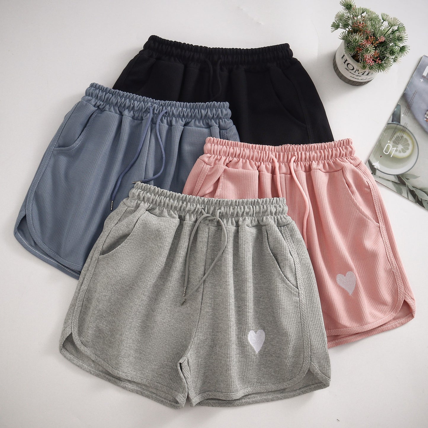 Shorts de sport grande taille pour femmes