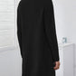 Robe droite à manches longues et col rond pour femme, décontractée, ample, couleur unie, vêtements d'automne et de printemps