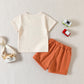 Short Sleeve Suit Summer Cotton Boy