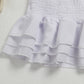 Women's Casual Wrap Short Skirt Set