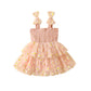 Flower Mesh Girls' Dress Suspenders