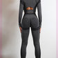 Seamless Sports Set For Women Workout Outfit Booty Yoga Pant