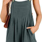 Women's Short Overalls Summer Casual Adjustable Strap Loose Short Bib Overalls Jumpsuit Rompers